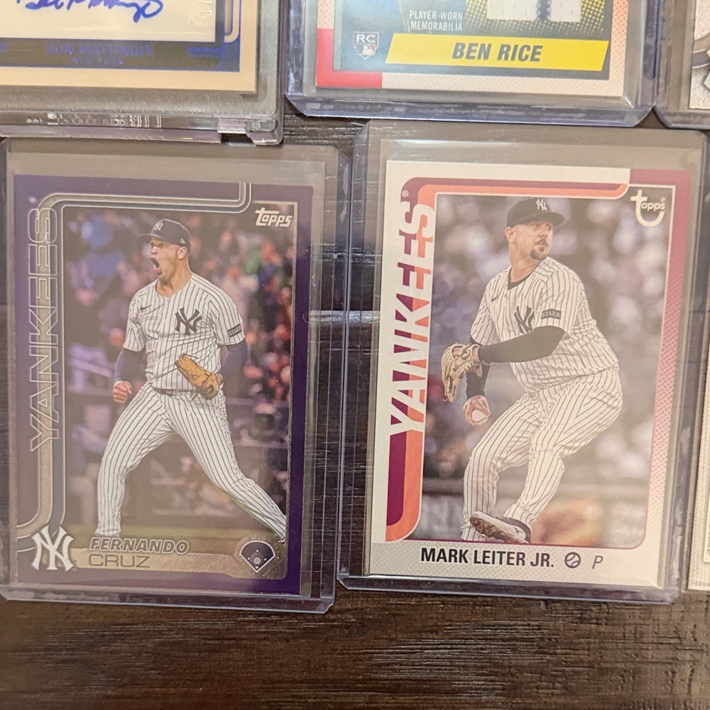 Don Mattingly Auto to 32 w Yankee Lot Baseball Sportscards Trading Panini 
Topps - Picture 10 of 15
